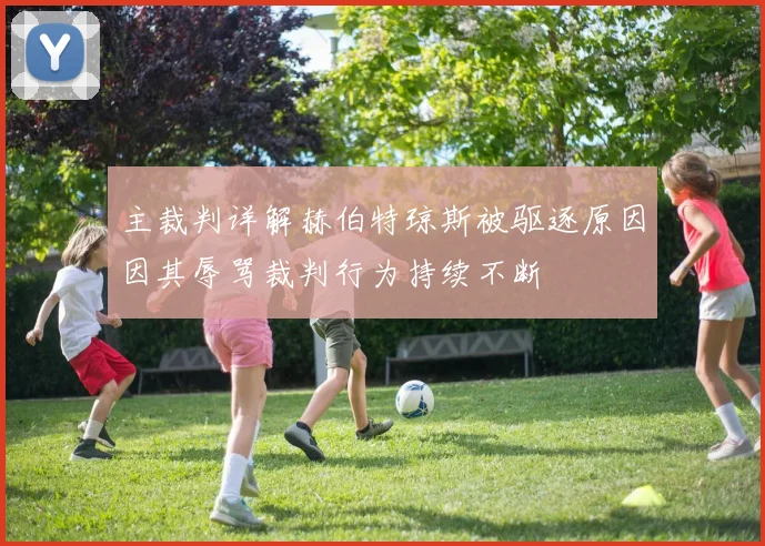 主裁判详解赫伯特琼斯被驱逐原因因其辱骂裁判行为持续不断